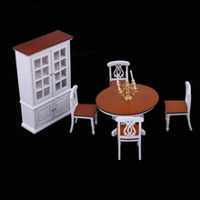 Load image into Gallery viewer, 1.12 Scale Dollhouse Dining Room Furniture