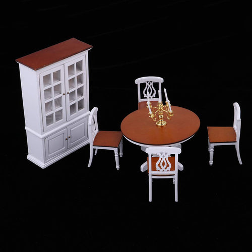 1.12 Scale Dollhouse Dining Room Furniture