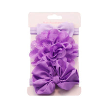 Load image into Gallery viewer, Baby Headband For Girl Kids Toddler Baby Elastic Flower - Combo 5 Units