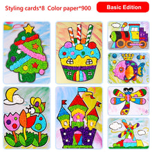 Load image into Gallery viewer, 3 In 1 Kids Sticky Paper Painting 3D Diy Handmade Art Craft