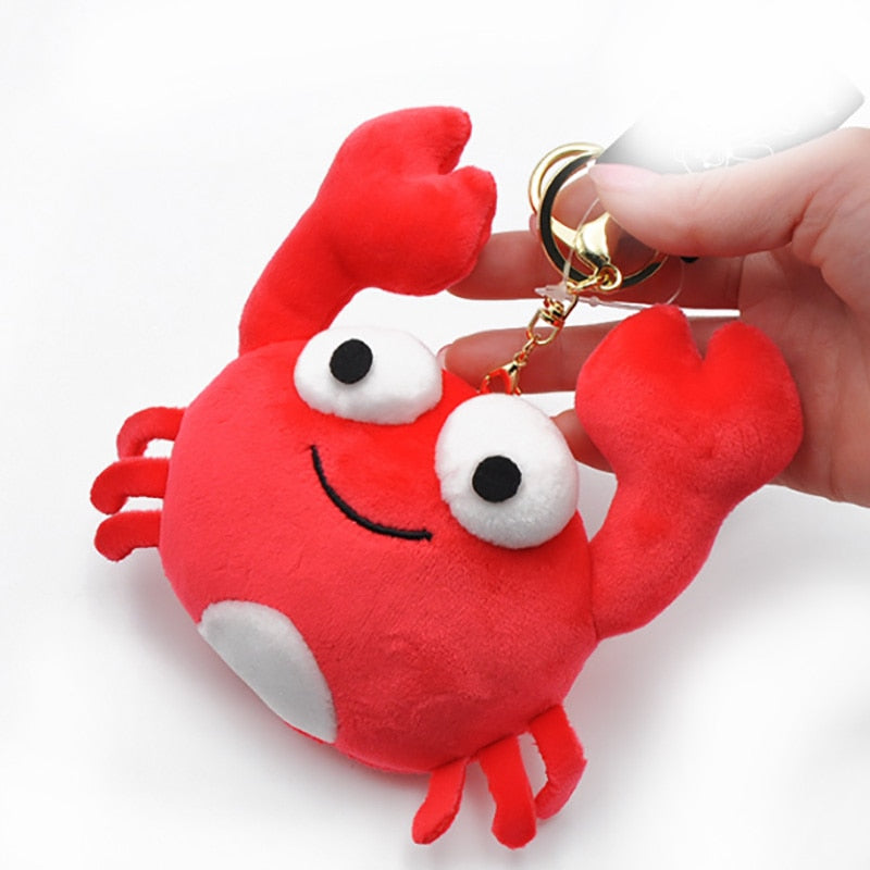 Red Crab Animal Dolls 13Cm Baby Plush Toys