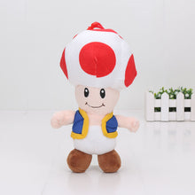 Load image into Gallery viewer, Super Mario Mushrooms Toad Plush Toys Stuffed Animals Kids Gift Dolls Red