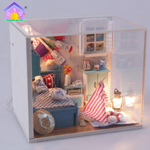 Load image into Gallery viewer, Creative Summer Diy Wooden Miniatura Doll House