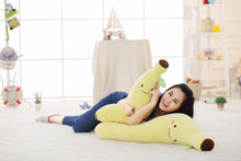 Load image into Gallery viewer, 1Pc 60 80Cm Funny Emoji Banana Plush Toy Stuffed