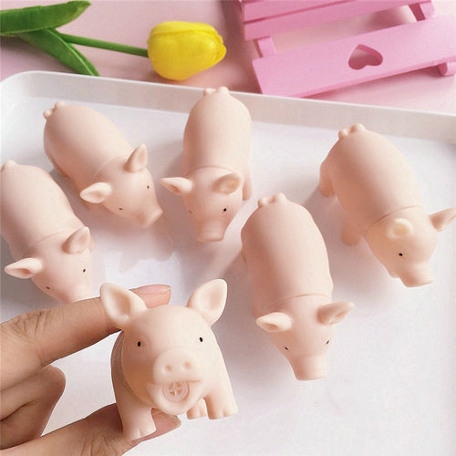 Mini Squeeze Sounding Pig Mochi - Combo 7 Pcs /Package