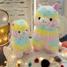Load image into Gallery viewer, Rainbow Alpaca Plush Toy Dolls - Combo 2 Pcs Different Size