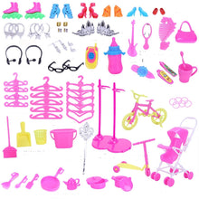 Load image into Gallery viewer, 114Pcs Doll Clothes Set Doll Play Sets Accessories
