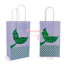 Load image into Gallery viewer, Little Mermaid Party Supplies Mermaid Gifts Bags - Combo 5 Units