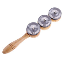 Load image into Gallery viewer, 10Pcs Kids Music Enlightenment Education Toy Sand Hammer - Chestnut - Rattle - Cymbals - Rhythm Triangle