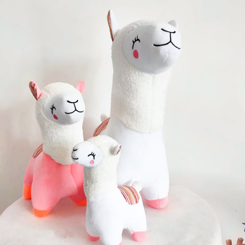 26 Cm Smile Sheep Plush Toy Animals Alpaca Dolls
