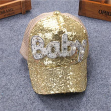 Load image into Gallery viewer, Child Kids Hats Shining Sequins Baseball Cap - Combo 5 Units