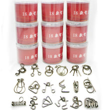 Load image into Gallery viewer, 18Pcs - Set Unisex Stainless Steel Slide Puzzle Buckle Ring