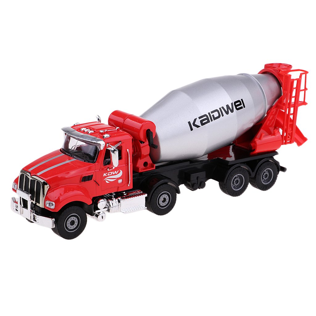 1.50 Mini Concrete Mixer Truck Die-Cast Engineering Car