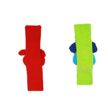 Load image into Gallery viewer, Sozzy Lovely Cartoon Zebra New Baby Infant Soft Socks Wrist Rattle Set - Combo 5 Units