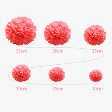 Load image into Gallery viewer, Artificial Tissue Paper Flower Balls Pompom Diy Craft Paper - Combo 5 Units