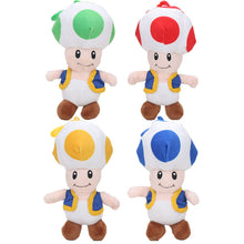 Load image into Gallery viewer, Super Mario Mushrooms Toad Plush Toys Stuffed Animals Kids Gift Dolls Red