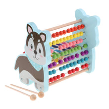Load image into Gallery viewer, 3 In 1 Wooden Toy Abacus Xylophone Number Blocks