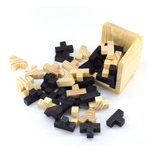 Load image into Gallery viewer, 1 Pc 3D Russia Ming Luban Puzzle Interlocking Wooden Cubes