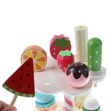 Load image into Gallery viewer, 11Pcs Wooden Simulation Miniature Food Kitchen