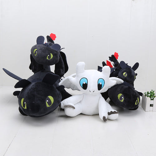 Night Fury Plush Toy How To Train Your Dragon 2 Toothless Dragon Stuffed Animal Dolls N3