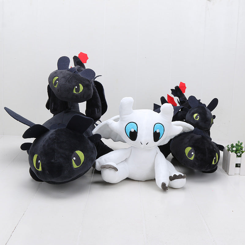 Night Fury Plush Toy How To Train Your Dragon 2 Toothless Dragon Stuffed Animal Dolls N3