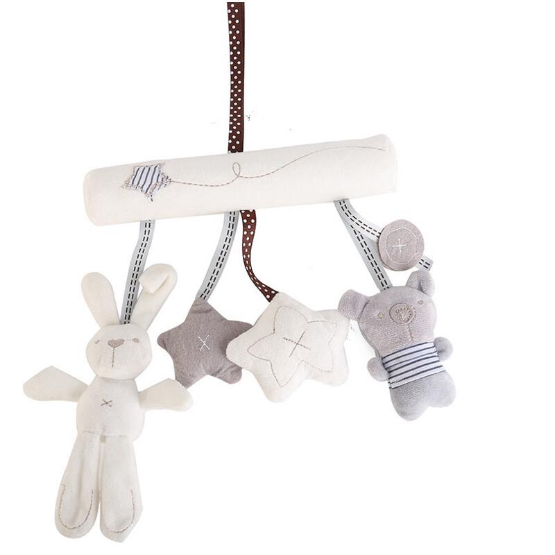 Rabbit Bunny Music Hanging Toy For Stroller Bed Plush - Combo 5 Units