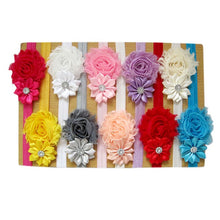 Load image into Gallery viewer, Random Baby Headband For Girl Kids Toddler Baby Chiffon Flower - Combo 5 Units