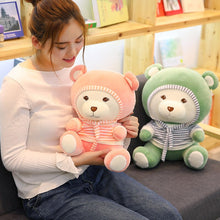 Load image into Gallery viewer, 30-40Cm Soft Teddy Bear Plush Toy Stuffed Animal Bear With Hat &amp; Scarf