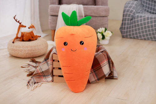 1Pc 95Cm Big Size Simulation Smile Face Carrot Plush