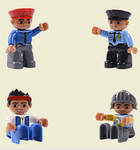 Load image into Gallery viewer, 18Pcsset Figures Blocks Compatible With Legoing Duplo Figures Animal Train Building Blocks