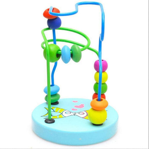 12.5Cm Early Math Childhood Learning Toy Children Kids Baby Colorful Wooden - Random Color