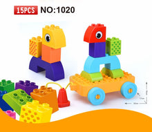 Load image into Gallery viewer, 15Pcs Large Size Fun Trailer Big Building Blocks