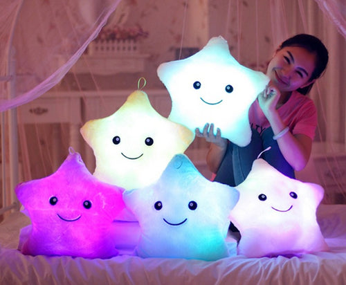 1Pcs 38Cm Led Light Pillow, Luminous Pillow