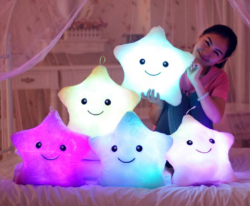 1Pcs 38Cm Led Light Pillow, Luminous Pillow