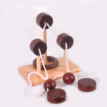 Load image into Gallery viewer, Wooden 3D Puzzle Toy Topology Toy Intelligent Loop Puzzle