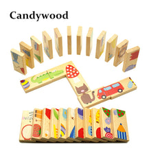 Load image into Gallery viewer, 28Pcs - Baby Beech Wood Toys High Quality - Domino