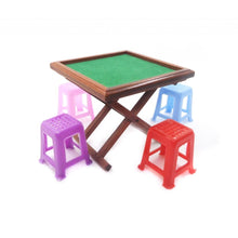 Load image into Gallery viewer, 1.12 Scale Dollhouse Living Room Furniture Mahjong Game Table