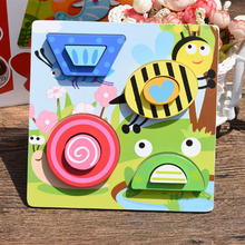Load image into Gallery viewer, 1 Pc Children Wooden Puzzle Cartoon Animal Traffic Children Baby 6 Months