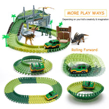 Load image into Gallery viewer, 144Pcs Military Model Diy Assembling Dinosaur Track Car Toys Plastic