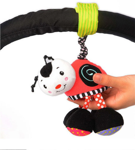 Music Bee Ring Lather Rattles Hanging Baby Kids - Combo 5 Units