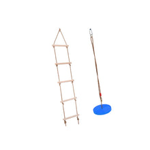Load image into Gallery viewer, 2Pcs Set 120Kg Climbing Ladder Rope Ladder +Swing Disc Seat