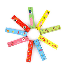 Load image into Gallery viewer, Random Color Childred&#39;s Toys Infant Kids 16 Holes Mini Harmonica - Combo 5 Units