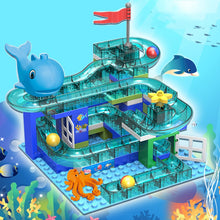 Load image into Gallery viewer, 118 Pcs Marble Race Run Maze Ball Track Crystal Building Blocks