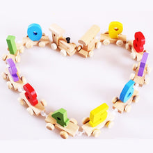 Load image into Gallery viewer, Wood Train Figure Model Toy With Number Pattern 0~9