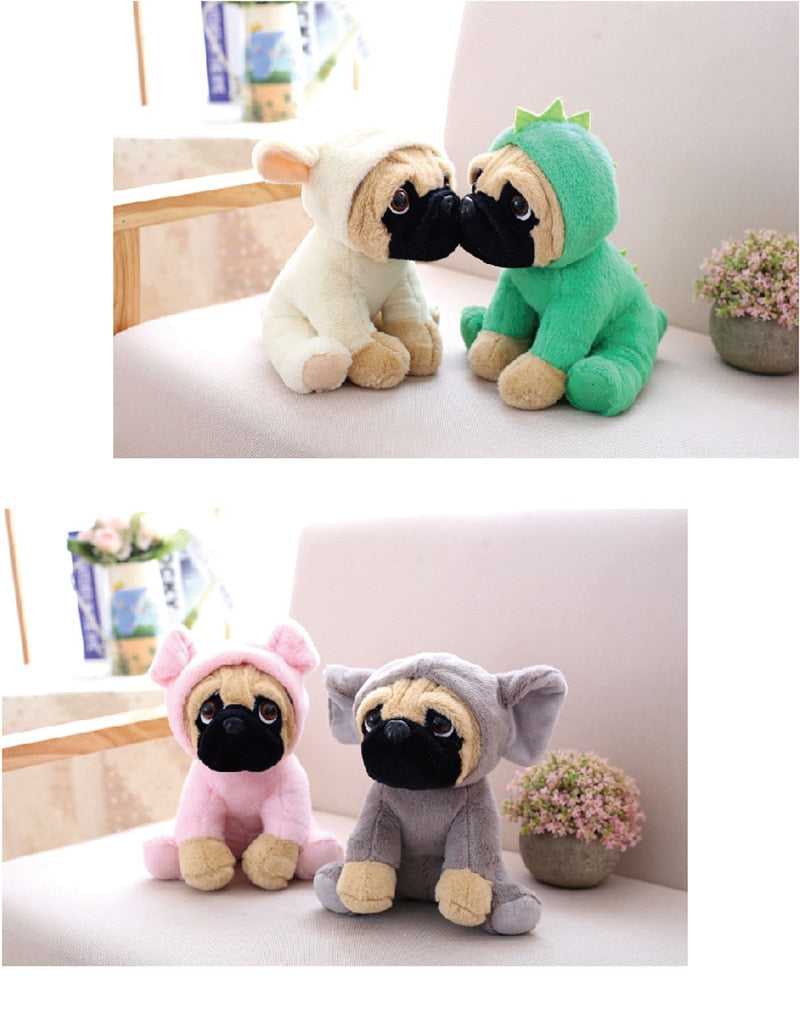 7 Kinds Cute Sharpei Pug Comfort Plush Toy 20Cm