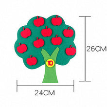 Load image into Gallery viewer, 1 Set Of Felt Cloth Children Apple Tree Toys