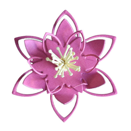 Metal Cutting Dies For Scrapbooking 3D Paper Flowers - Combo 5 Units