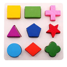 Load image into Gallery viewer, Baby Toy Wooden Geometry Building Jigsaw - Combo 5 Units
