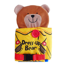 Load image into Gallery viewer, Bear Wear Ch Button Zipper Book Soft Ch Baby