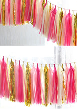 Load image into Gallery viewer, 5Pcs/Units Metalic Foil Fringe Tinsel Curtain Tassels Garland - Combo 5 Units